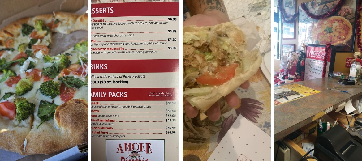 Amore Pizzeria Menu