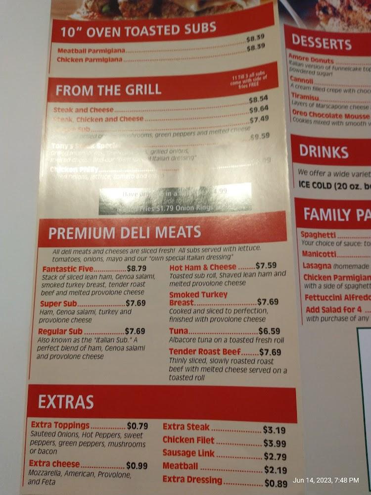 Amore Pizzeria Menu image 2